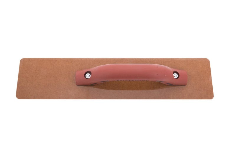 Marshalltown Resin Hand Float, 18 x 3-1/2 Inch, DuraSoft Handle, Laminated Canvas Resin, Concrete Tool, Easily Works Color Hardeners into Concrete, Square End, Concrete Tools, Made in USA, 4528D - Image 3